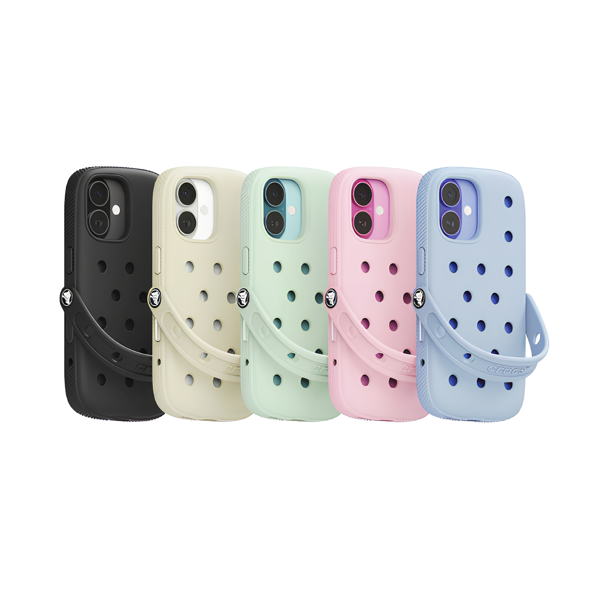 Coque iPhone Style Crocs | Tous Modèles iPhone 11 au 16 Pro Max
