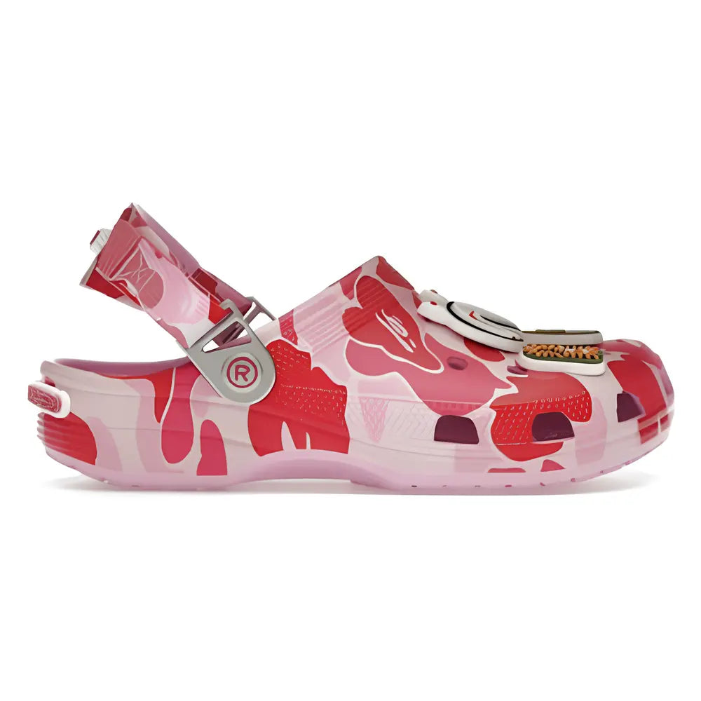 Crocs Bape Rose | Collab Streetwear BAPE Girly & Exclusive