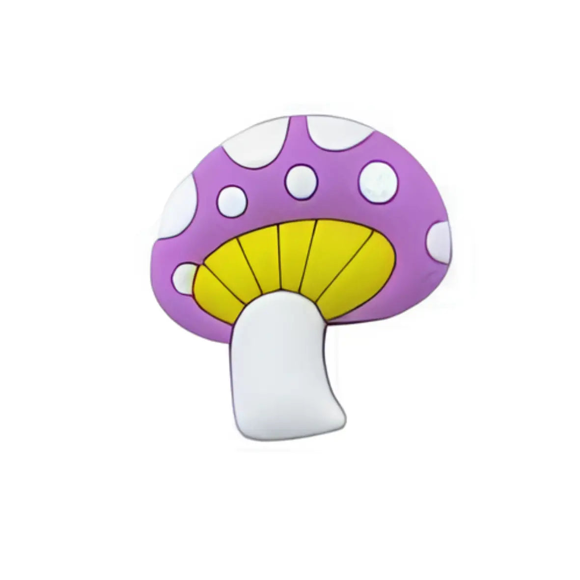 Pin’s champignon violet pour Crocs accessoire original