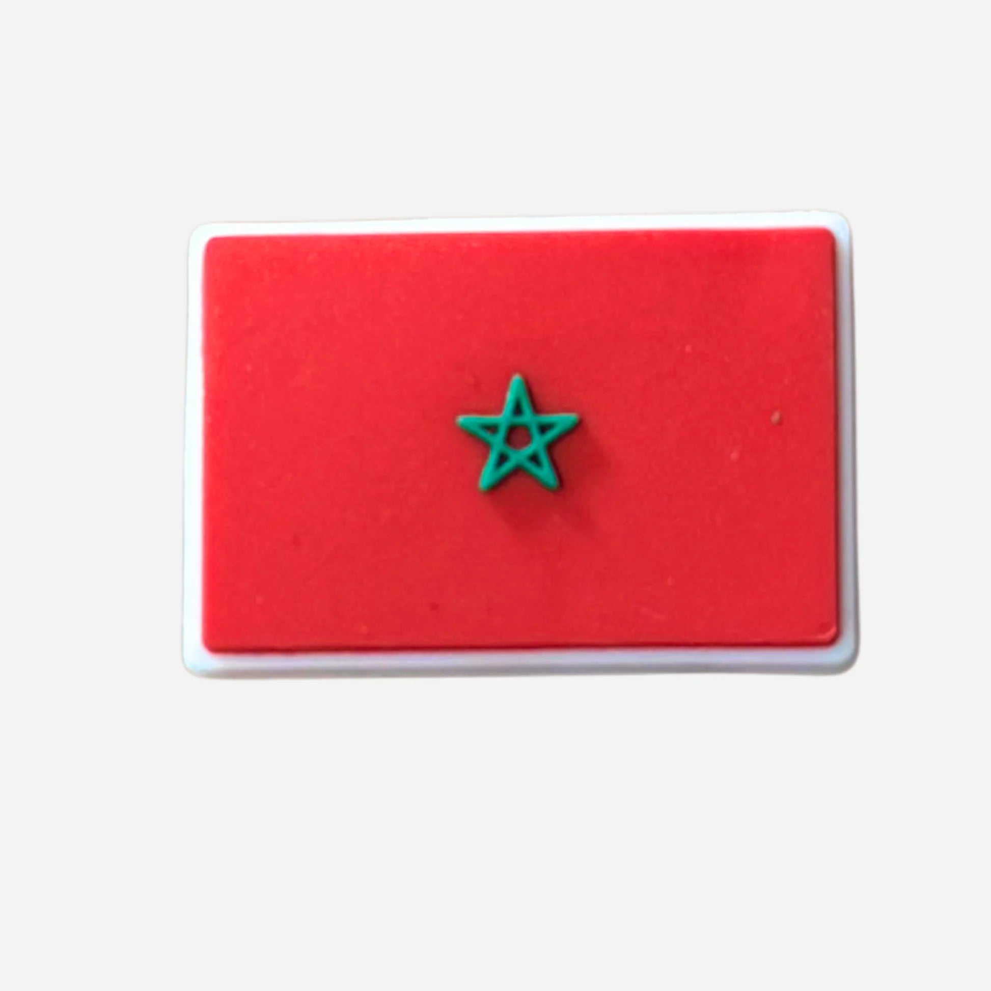 Pin's Crocs Drapeau Maroc – Jibbitz Étoile Rouge Fierté Marocaine
