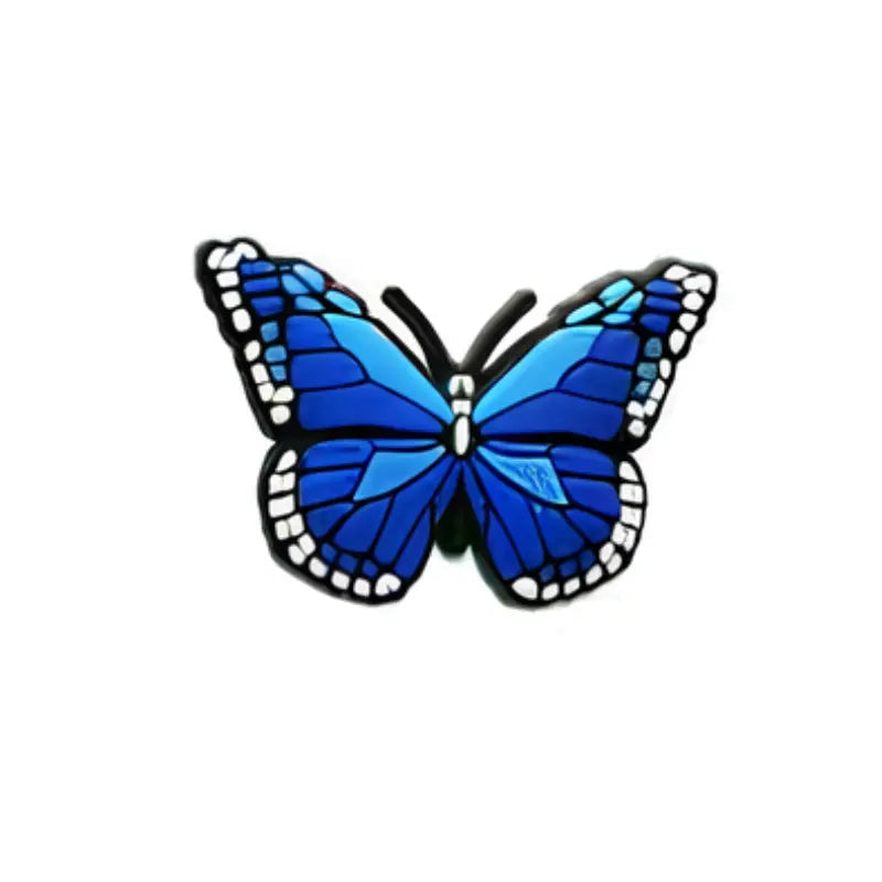 Papillon bleu royal pour Crocs