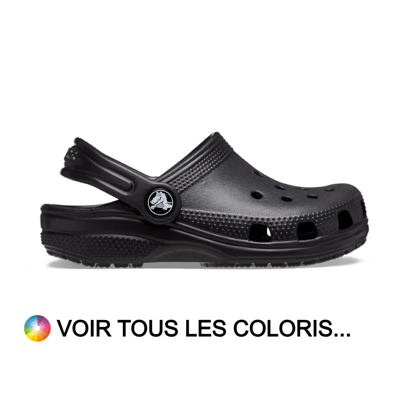 crocs-kids-classic-noir intemporel, unisexe, streetwear