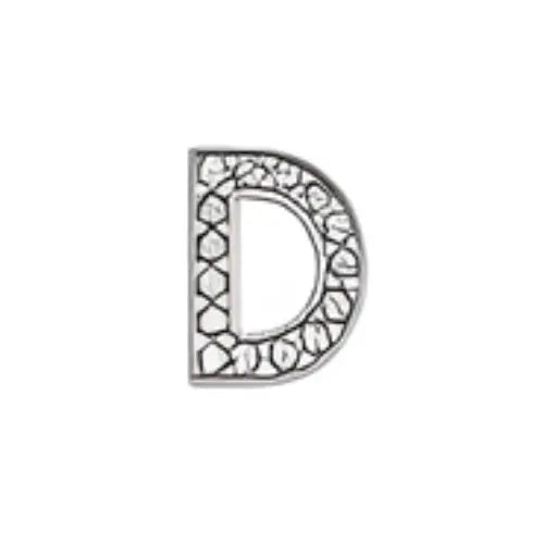 Pin's lettre D strass pour Crocs - Accessoire personnalisé ClogsAddict