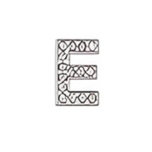 Pin's lettre E strass pour Crocs - Accessoire personnalisé ClogsAddict