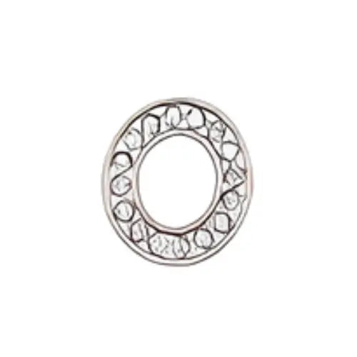 Pin's lettre O strass pour Crocs - Accessoire personnalisé ClogsAddict