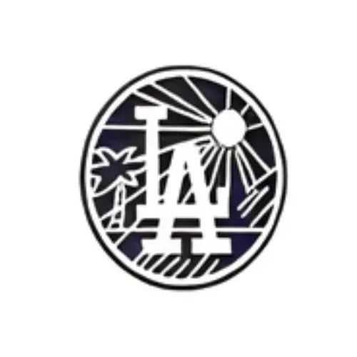 Pin’s skyline Los Angeles Dodgers pour Crocs - Accessoire baseball ClogsAddict