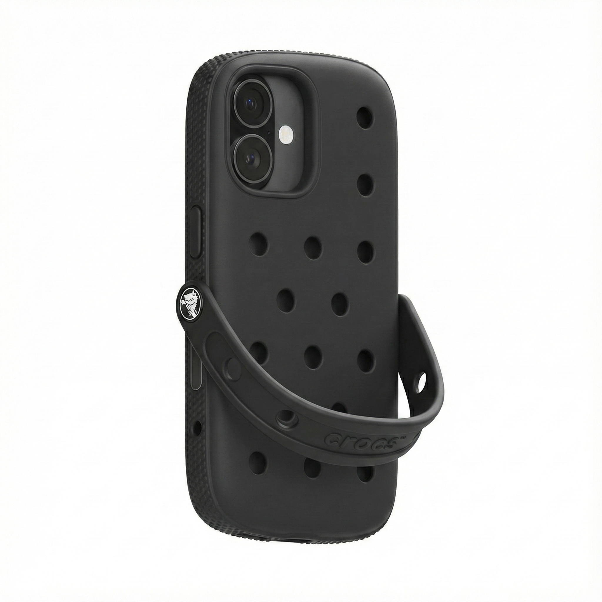 Coque iPhone Crocs Noir | Tous Modèles iPhone 11 au 16 Pro Max
