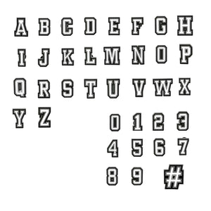 PIN'S LETTRES & CHIFFRES