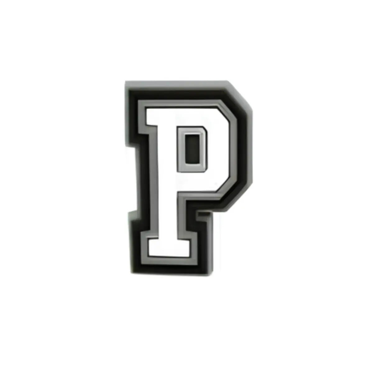 Pin’s lettre P pour Crocs personnalisation prénom