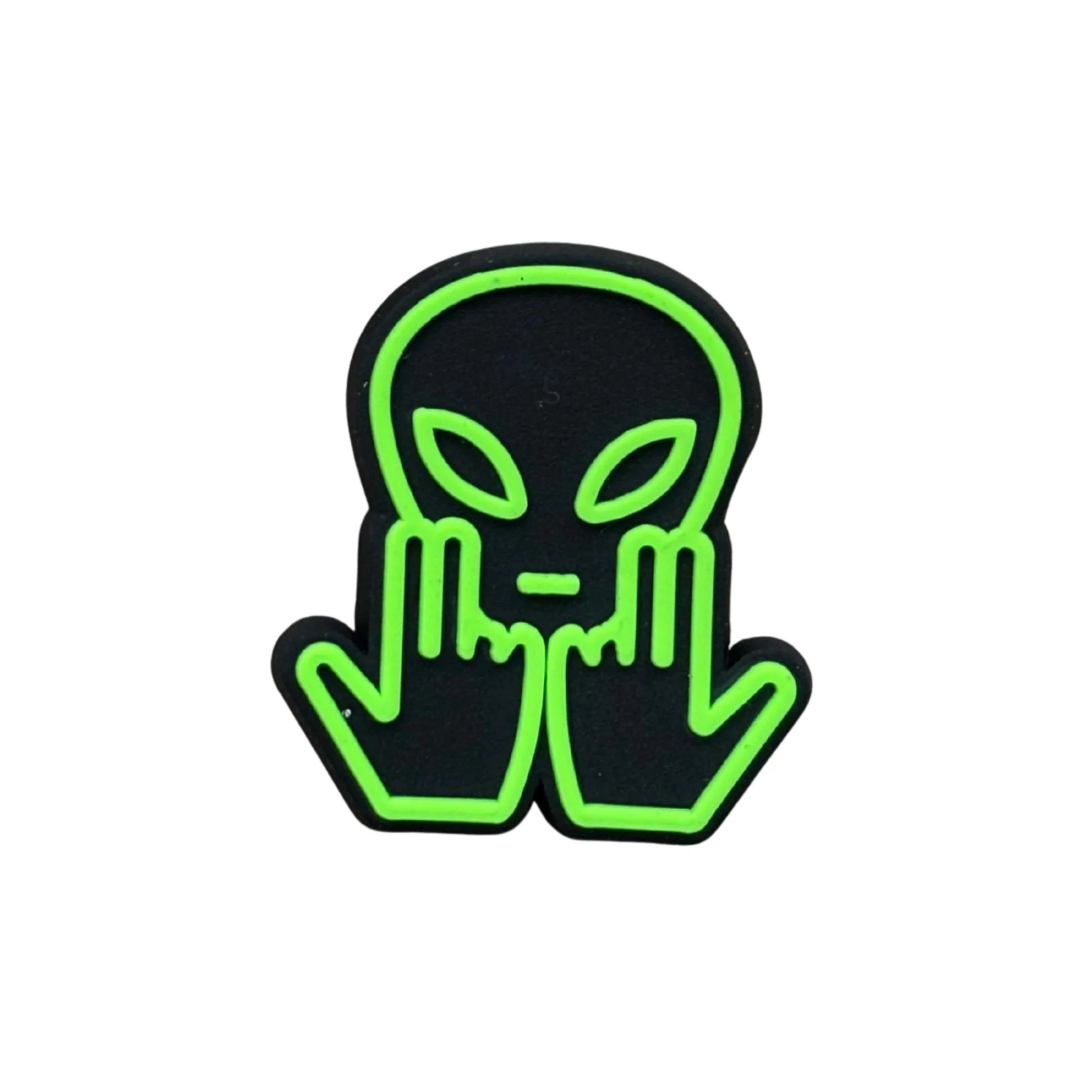 Pin's Crocs Alien Vert Jul – Jibbitz Symbole Iconique Rappeur Marseille