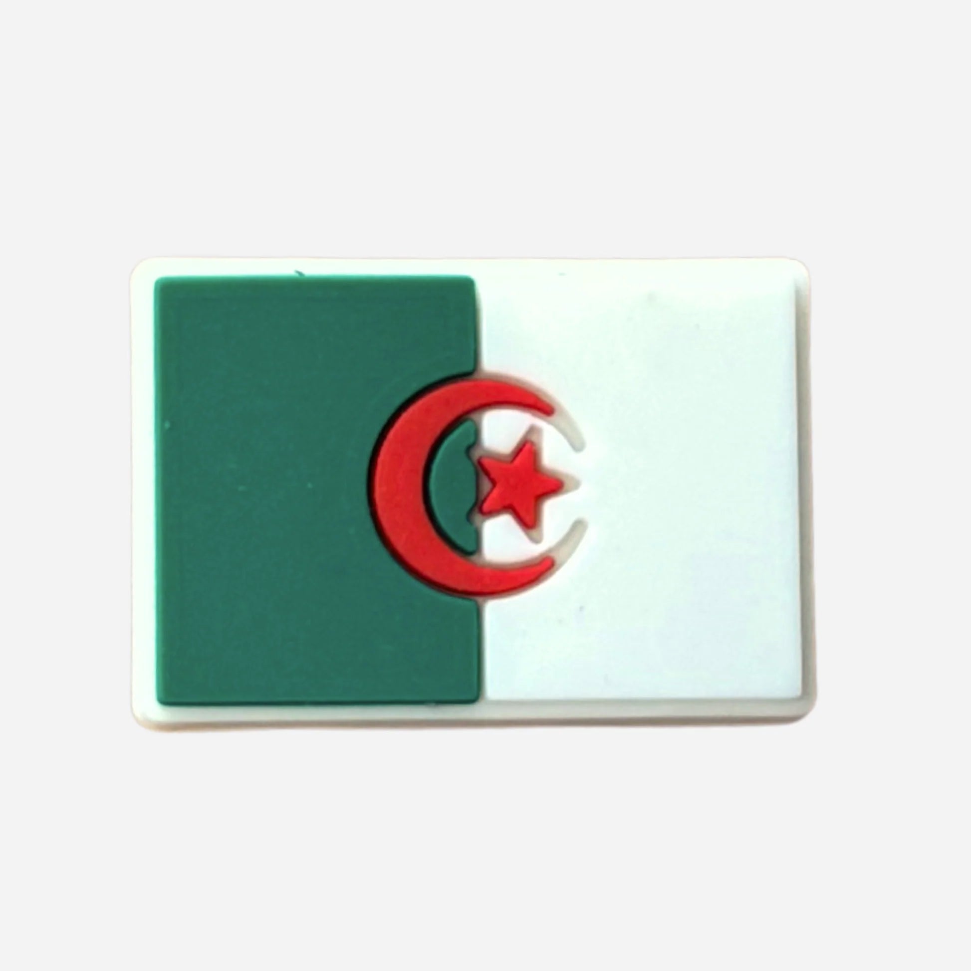 Pin's Crocs Drapeau Algérie – Jibbitz Vert Blanc Fierté Algérienne