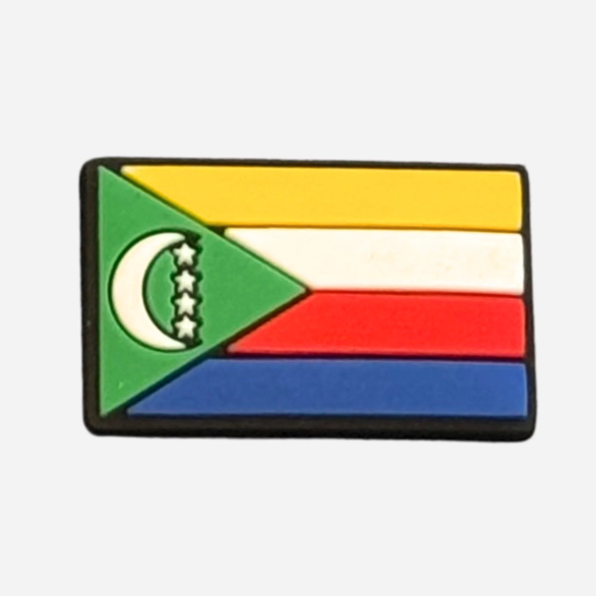 Pin's Crocs Drapeau Comores – Jibbitz Croissant Étoiles Comorien