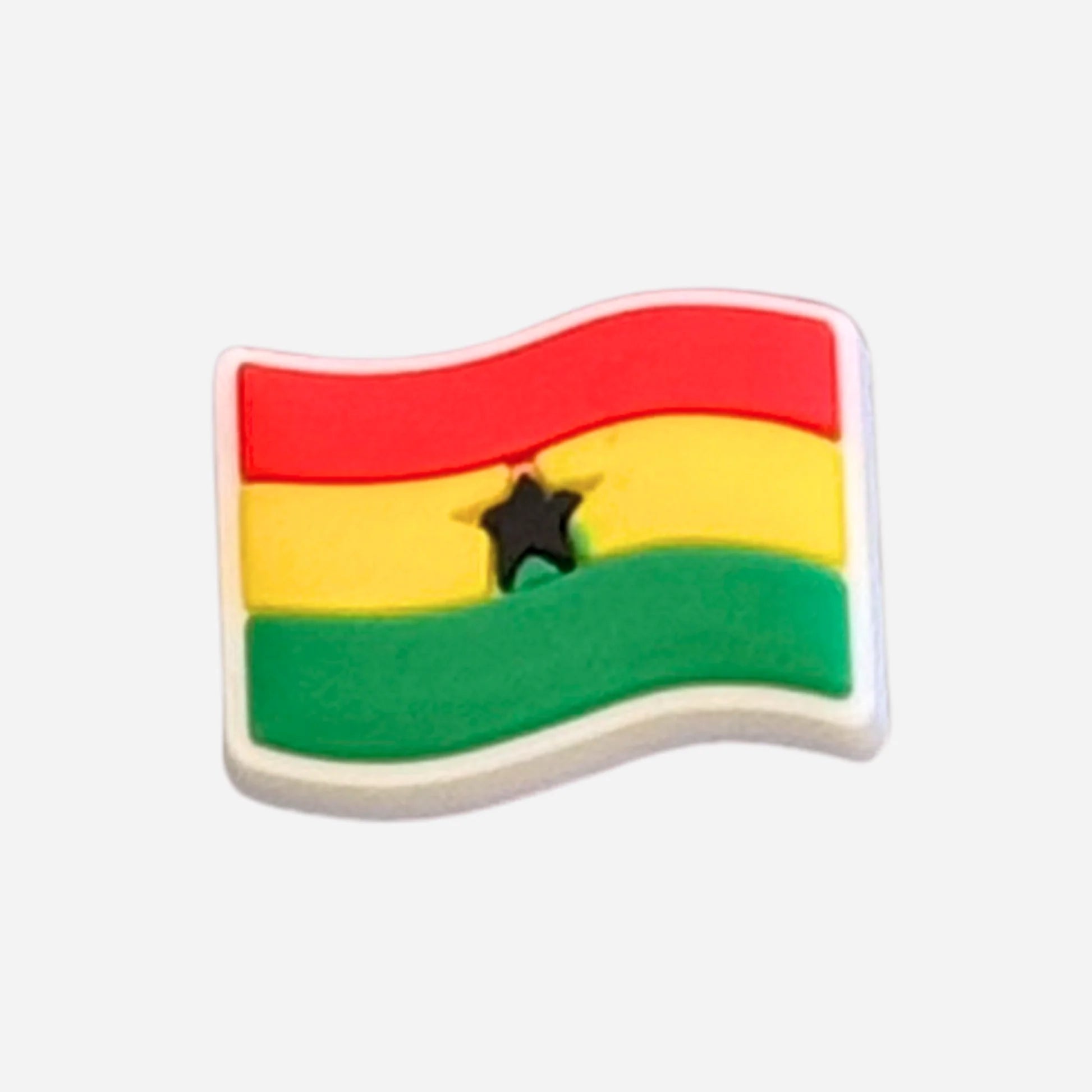 Pin's Crocs Drapeau Ghana – Jibbitz Étoile Noire Fierté Ghanéenne