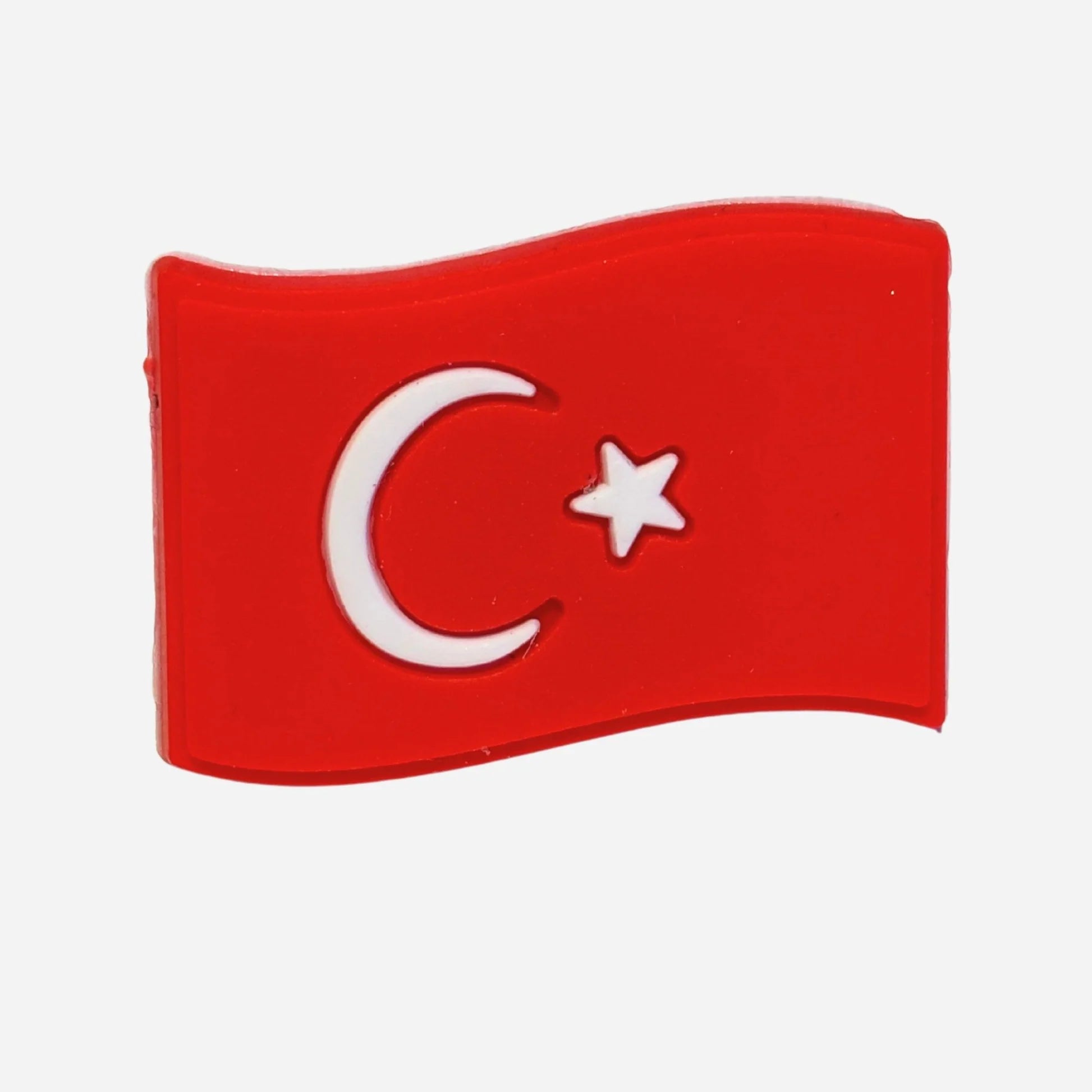 Pin's Crocs Drapeau Turquie – Jibbitz Croissant Rouge Fierté Turque
