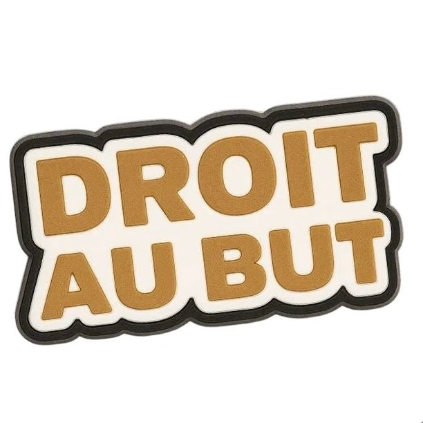 Pin's Crocs Droit au But – Jibbitz Supporter Marseille OM