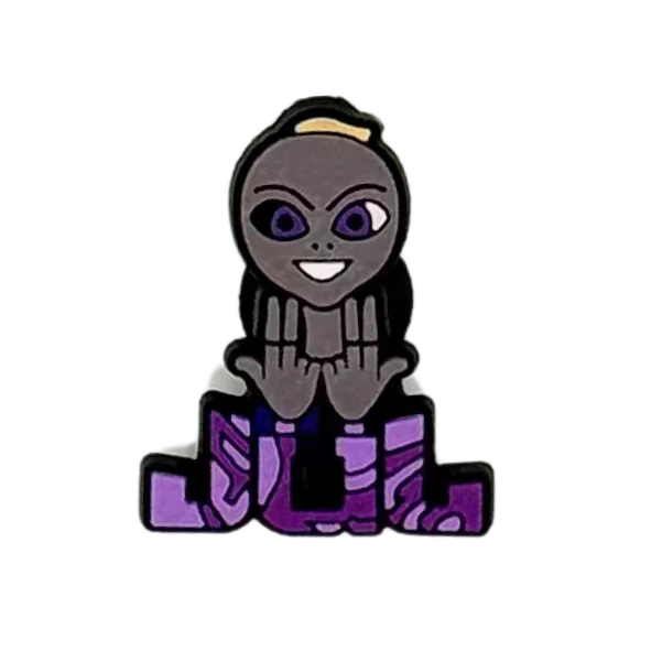 Pin's Crocs Jul Violet – Jibbitz Portrait Rappeur Jul Marseille