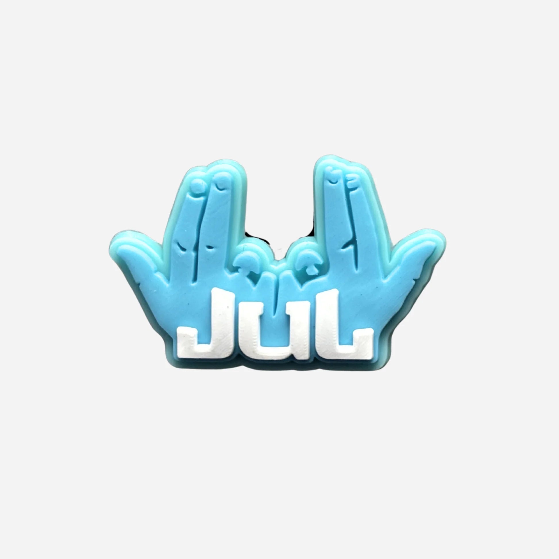 Pin's Crocs Signe Jul Bleu – Jibbitz Couleurs Marseille OM