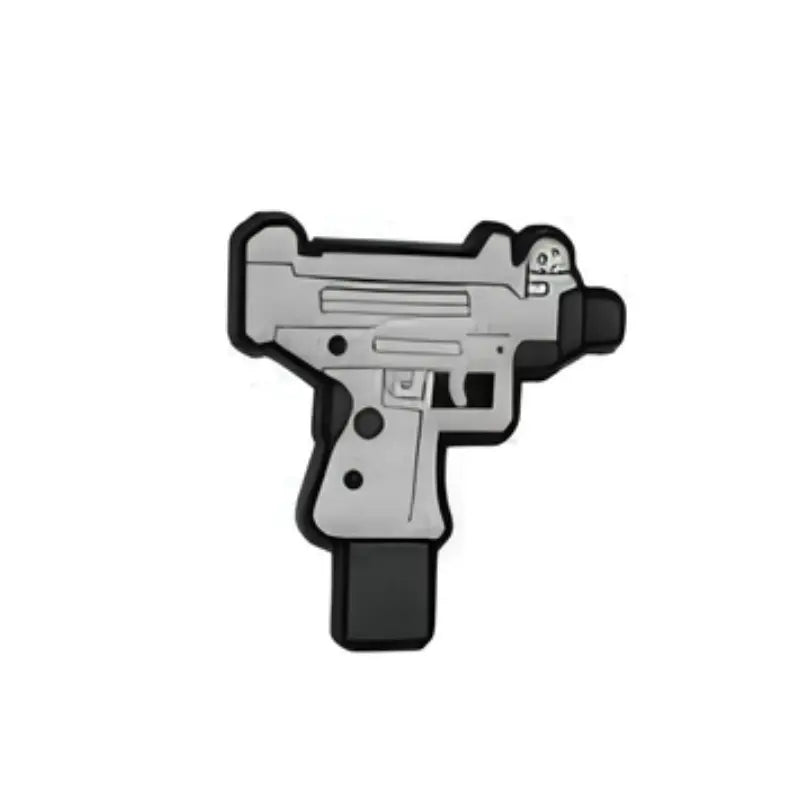     Arme style GTA argent pour Crocs