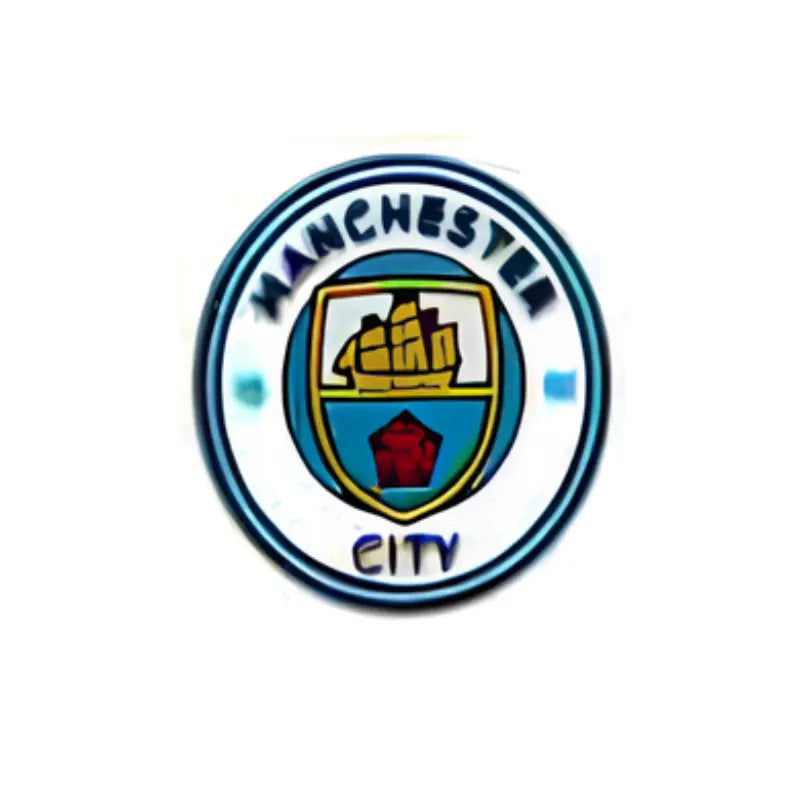     Pin’s logo Manchester City pour Crocs®, décoration Crocs football.