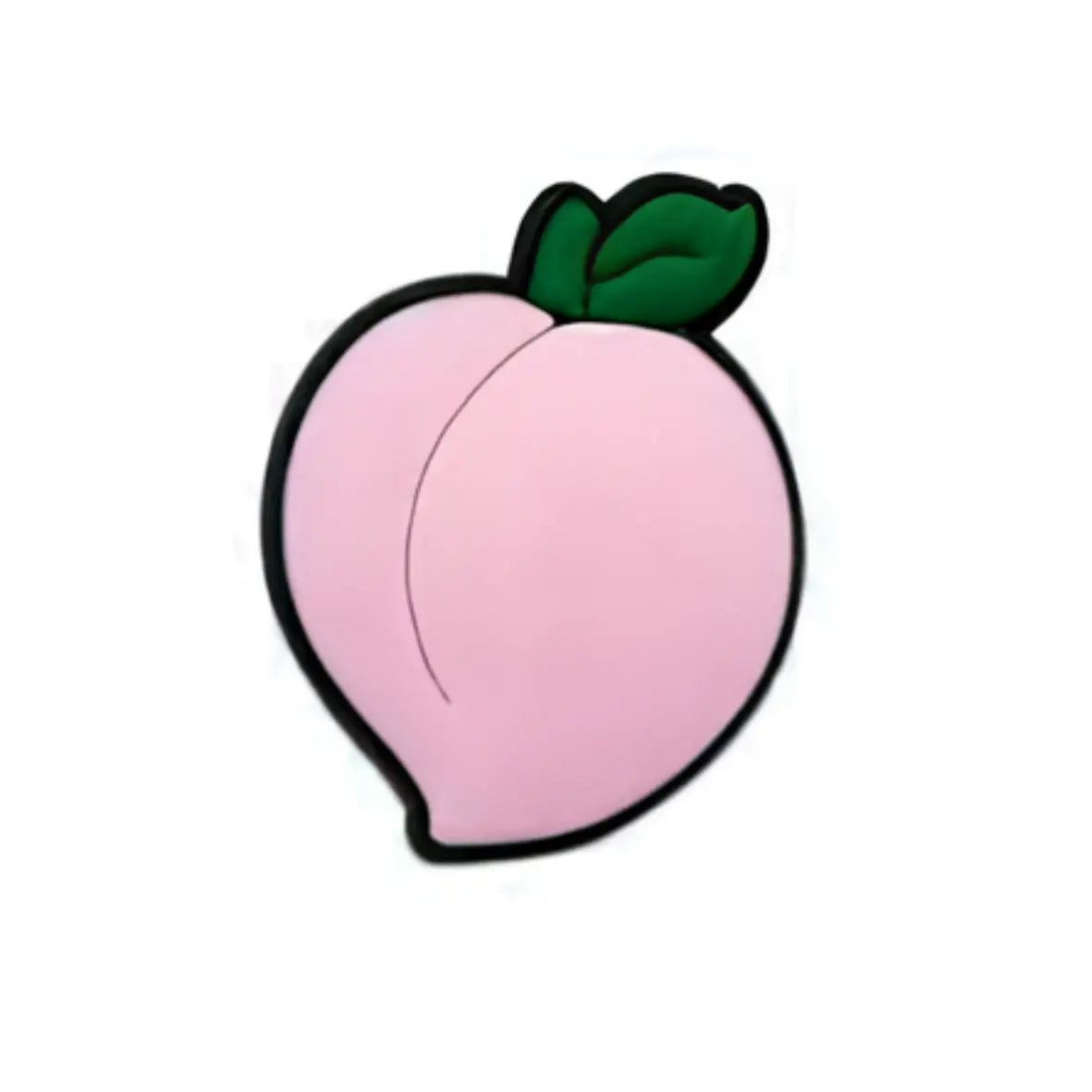 Pin’s pêche rose pour Crocs accessoire fruit