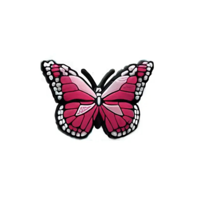 Papillon rose élégant pour Crocs