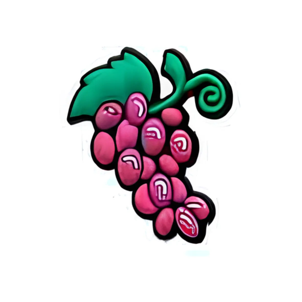 Pin’s grappe de raisin rouge pour Crocs