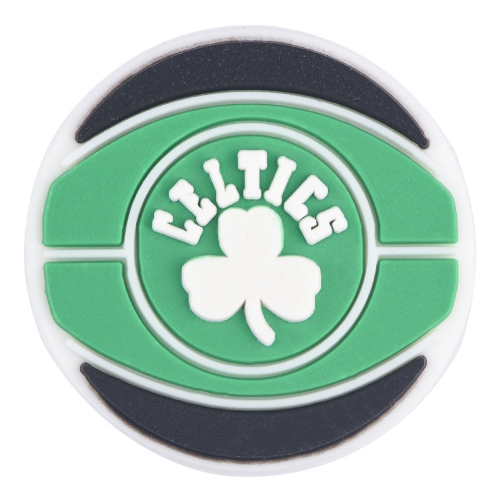 Pin's ballon de basket Boston Celtics vert et noir pour Crocs