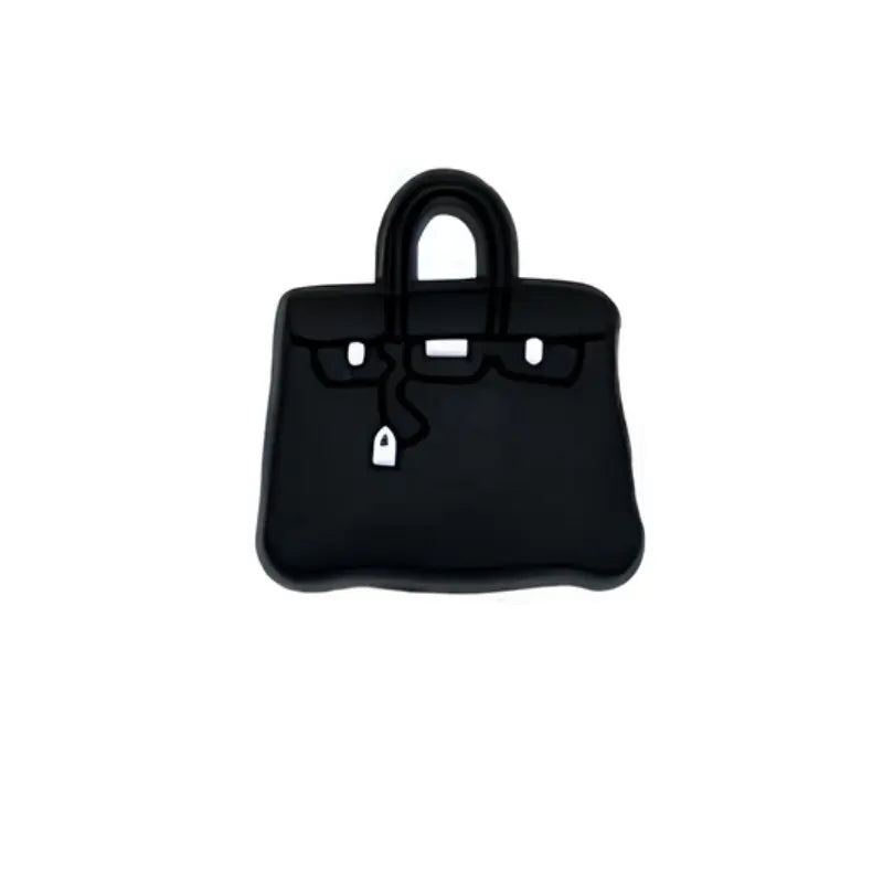 Pin’s sac Hermès Birkin noir pour Crocs accessoire premium