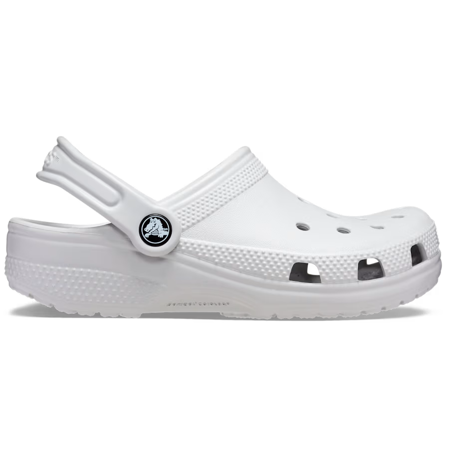 Crocs Kids Classic Blanc | Sabots Enfant Épurés & Minimalistes
