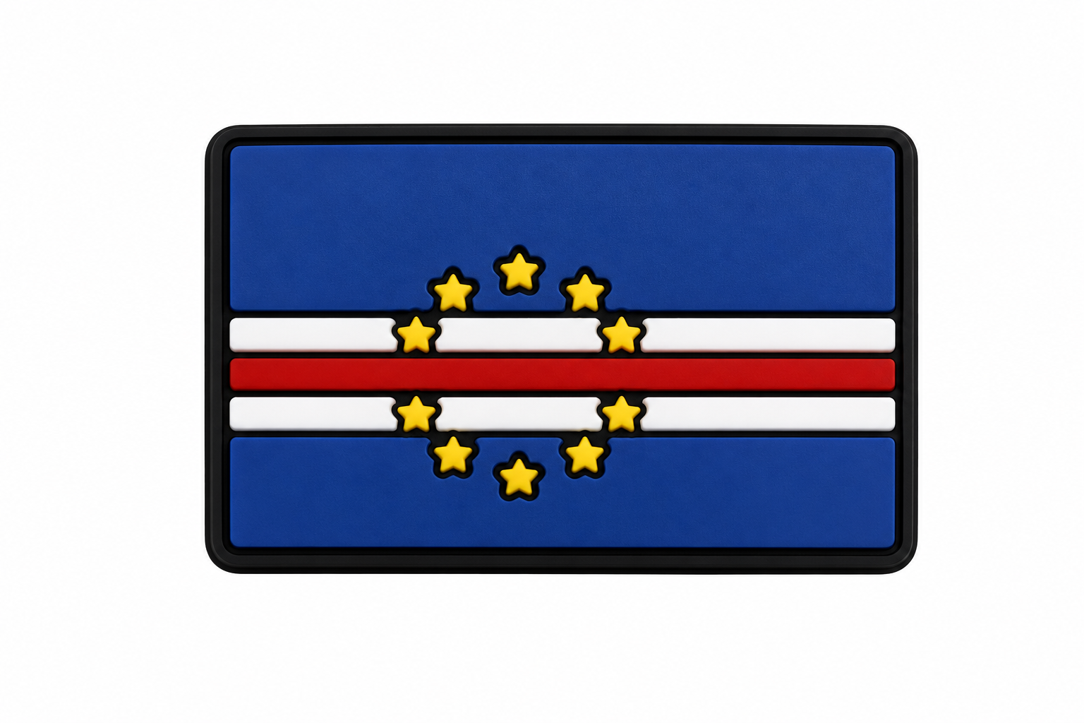Pin's drapeau Cap-Vert pour Crocs - Accessoire patriotique capverdien ClogsAddict