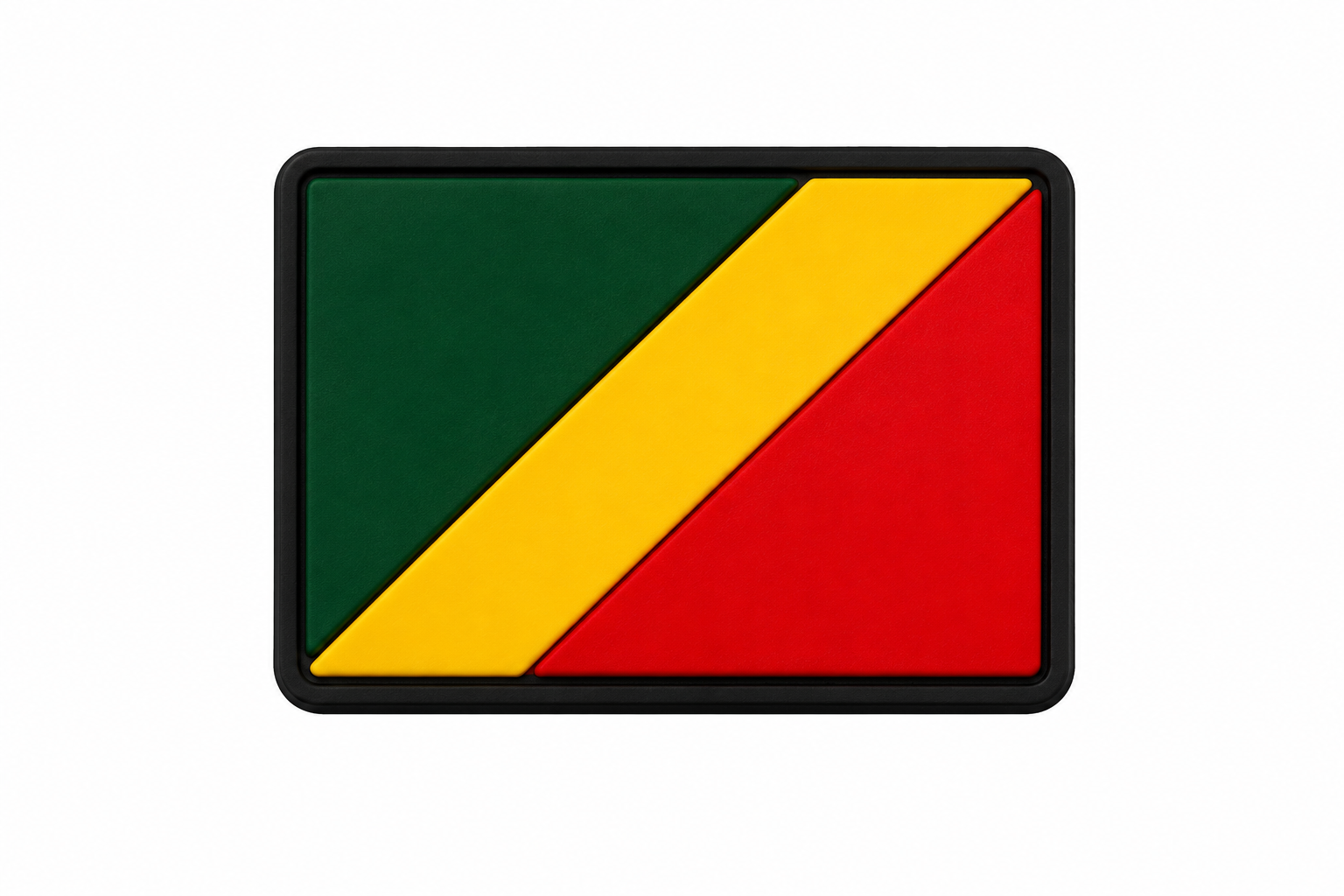 Pin's drapeau Congo-Brazzaville pour Crocs - Accessoire patriotique congolais ClogsAddict