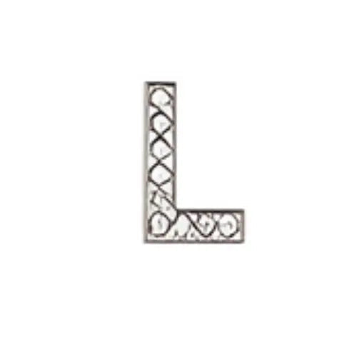 Pin's lettre L strass pour Crocs - Accessoire personnalisé ClogsAddict