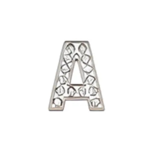 Pin's lettre A strass pour Crocs - Accessoire personnalisé ClogsAddict