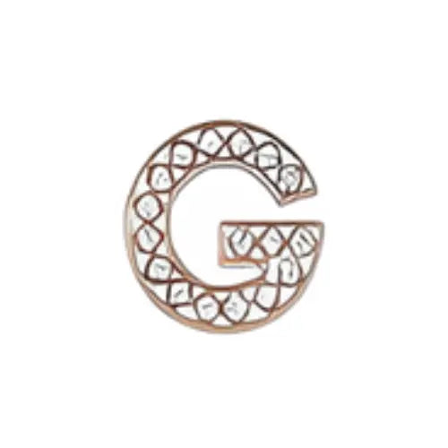 Pin's lettre G strass pour Crocs - Accessoire personnalisé ClogsAddict