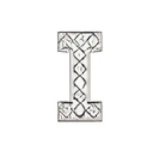 Pin's lettre I strass pour Crocs - Accessoire personnalisé ClogsAddict