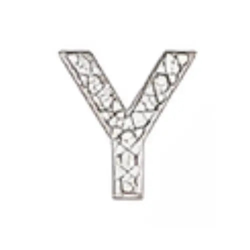 Pin's lettre Y strass pour Crocs - Accessoire personnalisé ClogsAddict