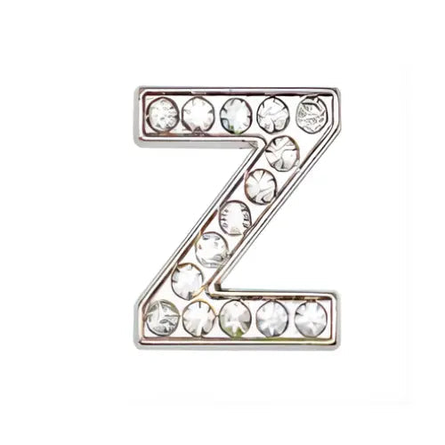 Pin's lettre Z strass pour Crocs - Accessoire personnalisé ClogsAddict
