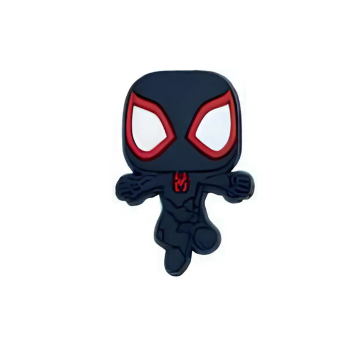 Pin's Miles Morales en course pour Crocs - Accessoire Marvel ClogsAddict