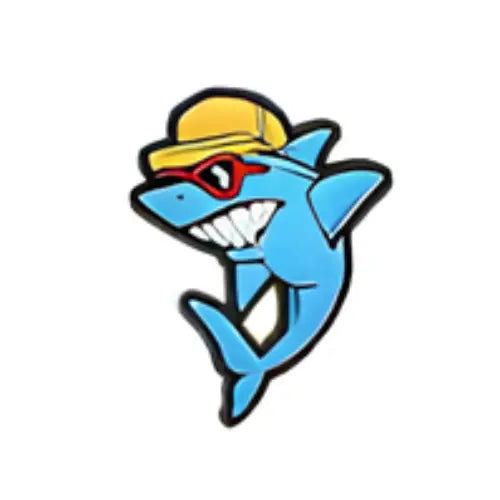 Pin's requin aventurier pour Crocs - Accessoire marin original ClogsAddict